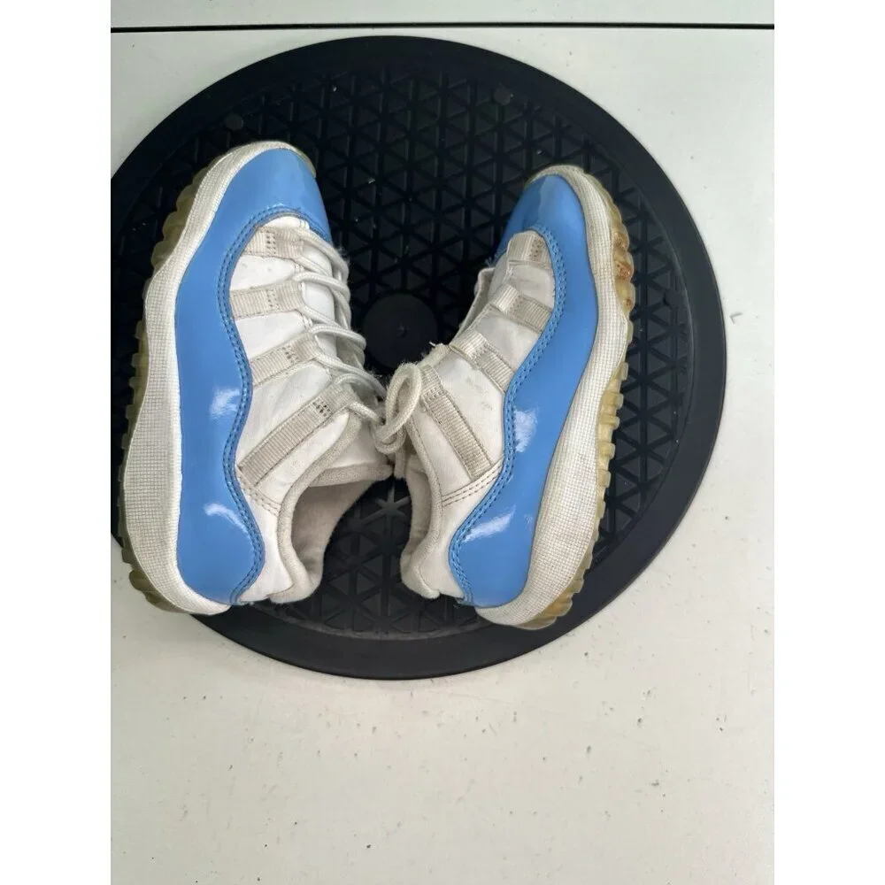 FOR PARTS - Nike Kids Air Jordan 11 505836-106 White Shoes Sneakers SZ 9C